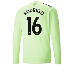 Manchester City Rodri Hernandez #16 Tredje Tröja 2022-23 Långärmad